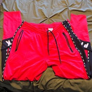 PINK Victoria's Secret Pink and Black Joggers